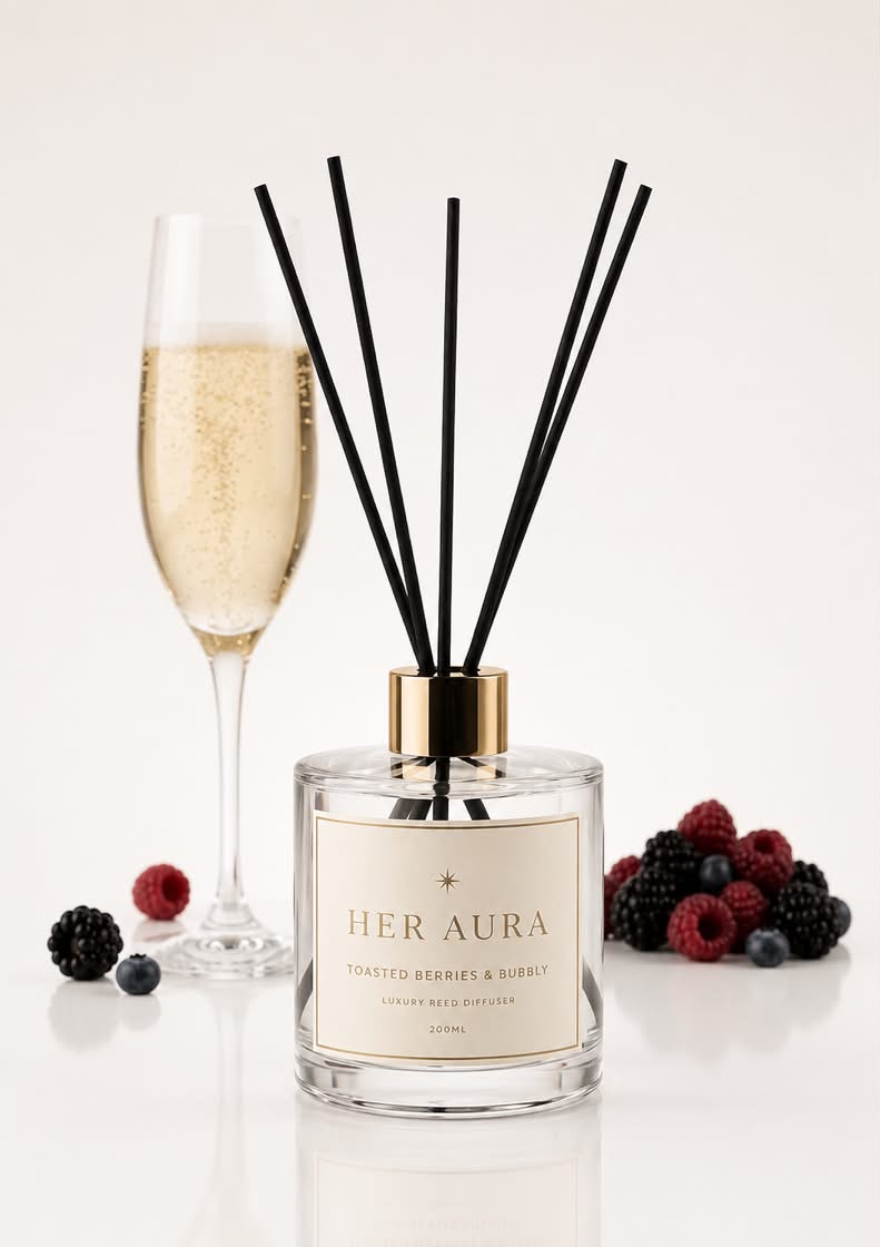Toasted Berries & Bubbly Luxury Reed Diffuser