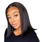 Glueless Natural Straight Lob Wig - 12 Inch 13x4