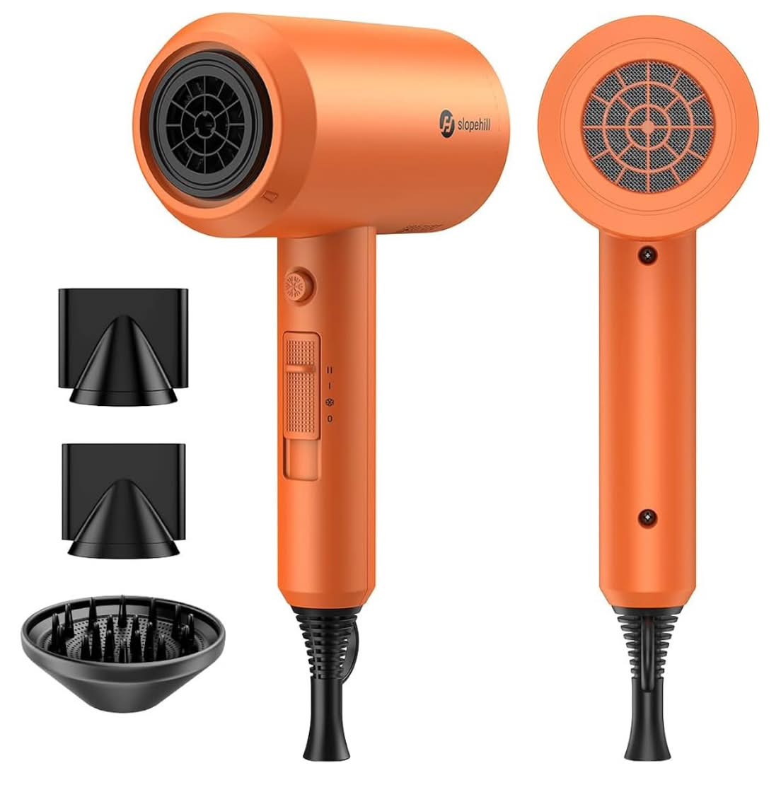 Professional 2000W Ionic Blow Dryer with 3 Attachmen