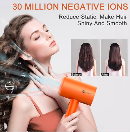 Professional 2000W Ionic Blow Dryer with 3 Attachmen